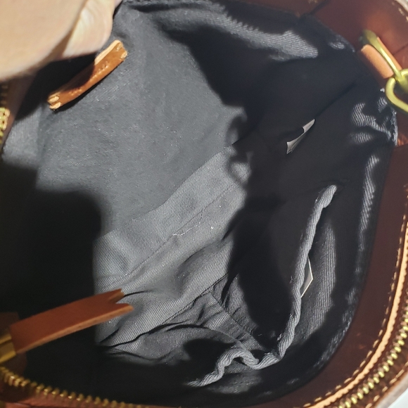 NEW Madewell small transport zip top spotted calf hair crossbody - Picture 10 of 14